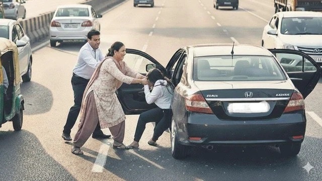 గురుగ్రామ్లో కారులో గర్ల్ఫ్రెండ్తో ఉన్న జ్యోతిష్యుడైన భర్తను వెంటాడి పట్టుకున్న భార్య; ఆ తర్వాత ఏం జరిగిందంటే..