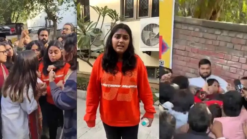 ‘వీరు బ్రాహ్మణులు, వీరిని పట్టుకోండి’: UGC నిబంధనల మద్దతుదారుల ముసుగులో యూట్యూబర్ రుచి తివారీపై దాడి; బట్టలు చింపివేత, గొంతు నులిమిన వీడియో వైరల్