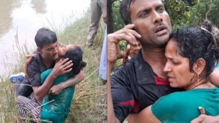 ఇదే కదా నిజమైన ప్రేమ..! బైక్ పోతే ఏముంది.. మళ్ళీ కొనుక్కోవచ్చు; “నా ప్రాణం నీ చేతుల్లో” – ప్రమాదం నుంచి తప్పించుకున్న భార్యాభర్తల భావోద్వేగ క్షణం!