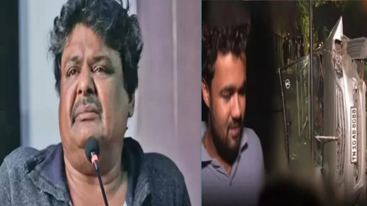 షాక్..! “తలకిందులుగా పడిపోయిన కారు..!”.. మన్సూర్ అలీఖాన్ కుమారుడికి తప్పిన ప్రమాదం.. చెన్నైలో కలకలం..!!!
