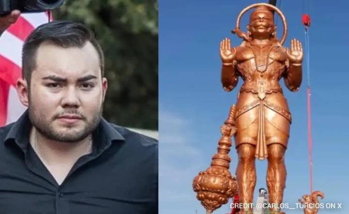“థర్డ్ వరల్డ్ ఏలియన్స్”: అమెరికాలోని హనుమాన్ విగ్రహంపై ‘మాగా’ (MAGA) నాయకుడి వ్యాఖ్యల కలకలం