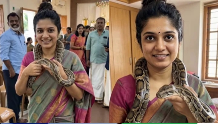 వైరల్ వీడియో: పెళ్లికి తోడుగా వచ్చిన ప్రియుడిని చూశారా? విందు చేసి ‘ప్లేట్’ ఖాళీ!