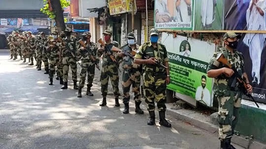 పశ్చిమ బెంగాల్ అసెంబ్లీ ఎన్నికల్లో భారీ పోలీసు బలగాల మోహరింపు; 480 కంపెనీల మోహరింపుకు కేంద్రం ఆమోదం