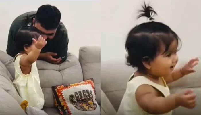 వైరల్ వీడియో: తనదైన భాషలో తల్లిదండ్రులతో గొడవపడుతున్న చిన్నారి.. నెటిజన్ల మనసు గెలుచుకున్న క్యూటీ!