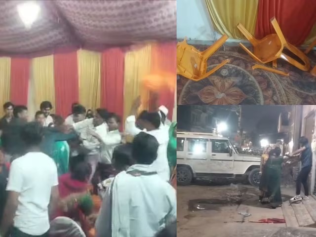 పెళ్లికి వెళ్లిన అన్నాచెల్లెళ్లు; ఇష్టంగా టిక్కీ తింటుండగా.. మరుక్షణమే మొదలైన తన్నులాట!
