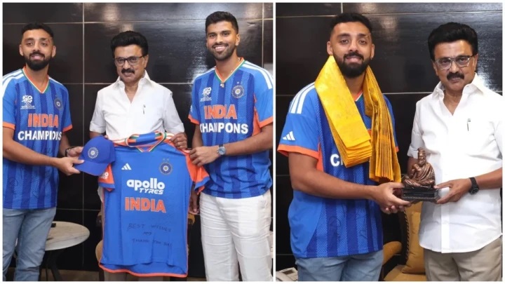తమిళ బిడ్డల ఘనత.. స్వయంగా పిలిచి అభినందించిన సీఎం స్టాలిన్.. వరుణ్ చక్రవర్తి ప్రత్యేక కానుక!