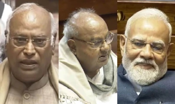 “మమ్మల్ని ప్రేమించారు, మోదీజీని పెళ్లి చేసుకున్నారు”: ఖర్గే వ్యాఖ్యలకు ప్రధాని నవ్వులు