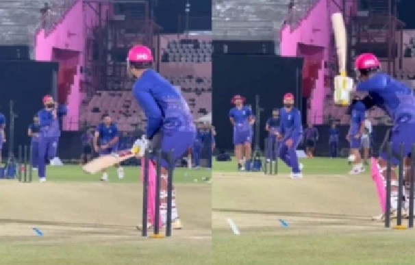 “నువ్వు బౌలింగ్ చెయ్, నేను బాదుతా!” RR ప్రాక్టీస్‌లో సూర్యవంశీ vs జడేజా మధ్య ఆసక్తికర పోరు | చూడండి