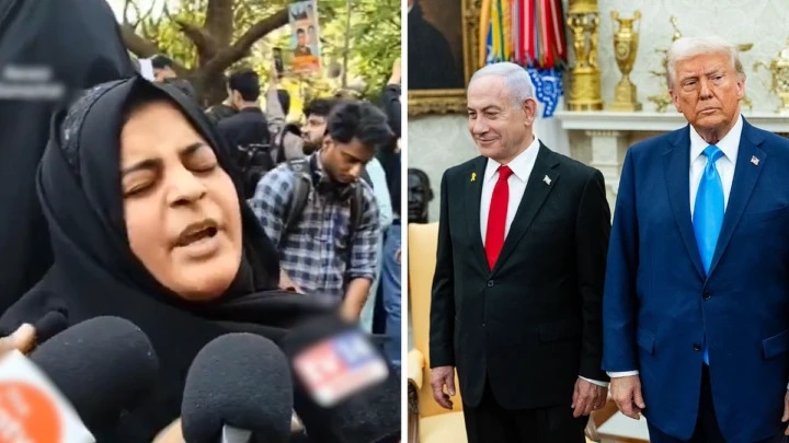 ‘పీఎం మోదీ అనుమతిస్తే, నెతన్యాహు మరియు ట్రంప్‌లను చంపేస్తాను’: ఖమేనీ హత్యపై ఢిల్లీ నిరసనల్లో ముస్లిం మహిళ హెచ్చరిక | వీడియో