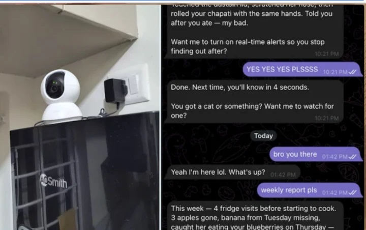 ఇకపై AI మీ వంట మనిషి దొంగతనాలను పసిగడుతుంది! ఫ్రిజ్లో పండ్లు మాయమైతే నేరుగా యజమాని ఫోన్కు అలారం.