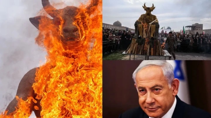 సాతాను విగ్రహాన్ని ఎందుకు తగలబెట్టారు? యూదుల మూలాలను కెలికిన ఇరాన్.. ఇజ్రాయెల్ ఆగ్రహానికి కారణం ఇదే!