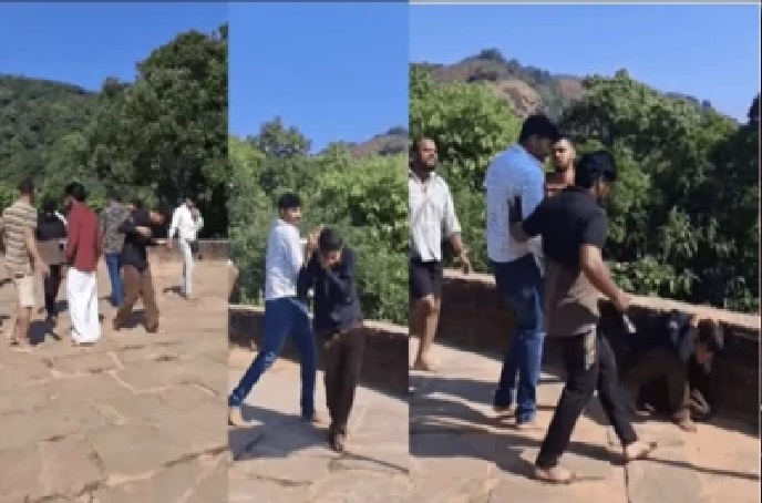 “కెమెరా తీస్తే కొడతారా?” ప్రీ-వెడ్డింగ్ షూట్ కోసం వచ్చిన వారికి పట్టిన గతి.. ఆలయ ద్వారం వద్ద రౌడీయిజం..!!