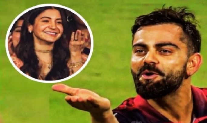 విరాట్ కోహ్లీ – అనుష్క శర్మల ‘ఫ్లయింగ్ కిస్’ మధ్యలోకి అనన్య బిర్లా.. వైరల్ అవుతున్న రియాక్షన్