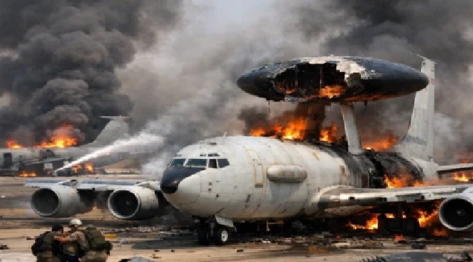 సౌదీలో రిఫ్యూయలింగ్ ట్యాంకర్ ధ్వంసం, E-3 AWACS విమానం ముక్కలు ముక్కలు, F-16 కూడా కూల్చివేత.. అమెరికాపై ఇరాన్ భీకర దాడి!