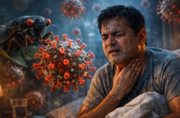 రాత్రివేళ చెమటలు, గొంతులో తీవ్రమైన మంట; 23 దేశాలకు పాకిన ‘సికాడా’ వైరస్; భయంకరమైన లక్షణాలు చూసి శాస్త్రవేత్తలు సైతం షాక్! భారత్‌కు ముప్పు ఉందా?