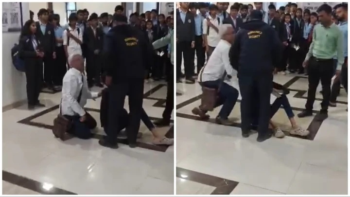 పుణే: కూతురిని వేధిస్తున్నాడని విద్యార్థిని చితక్కొట్టిన తండ్రి.. వైరల్ వీడియో!