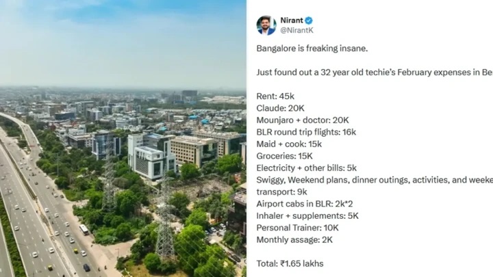 బెంగళూరు ఐటీ ఉద్యోగి నెలవారీ ఖర్చు ₹1.65 లక్షలు.. సామాన్యుల తల తిరిగేలా ఉన్న ఆ లిస్ట్ చూడండి!