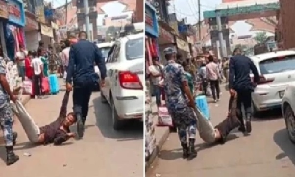 వీడియో: భారత సరిహద్దుల్లోకి చొరబడి యువకుడిని ఈడ్చుకెళ్లిన నేపాల్ పోలీసులు.. నిబంధనల ఉల్లంఘనను చూస్తూ ఉండిపోయిన ఖాకీలు!