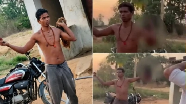 ఛత్తీస్గఢ్లో దారుణం: భార్య తల నరికి, తెగిపడిన తల పట్టుకుని గ్రామంలో వీరవిహారం; వెలుగులోకి వచ్చిన వీడియోలు