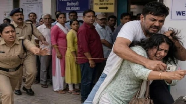 మహిళ బూత్లోకి రాగానే.. జుట్టు పట్టుకుని ఈడ్చేశాడు! బెంగాల్ ఎన్నికల్లో ‘ప్రేమ-ద్రోహం’ కలయికతో హైవోల్టేజ్ డ్రామా