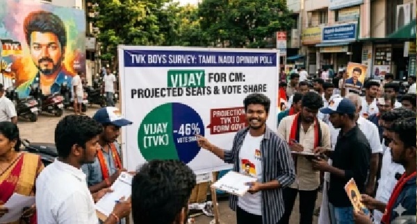 తమిళనాడులో విజయ్ సునామీ? 160 సీట్లతో టీవీకే ప్రభంజనం.. ఎగ్జిట్ పోల్స్ అంచనాలతో ద్రావిడ కోటల్లో వణుకు!