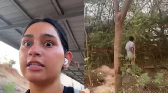 తెల్లవారుజామున ఘోరం..! ఆ 2 మిల్లీ సెకన్లే లేట్. ప్యాంటు విప్పి అసభ్యంగా ప్రవర్తించిన యువకుడు. వీడియో తీసినందుకు డ్రెస్ గురించి వివరణ ఇచ్చుకోవాల్సిన అవస్థ..!!!