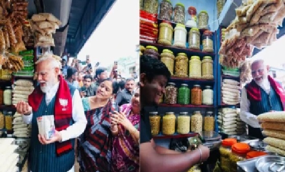 బెంగాల్లో ఝల్మురిని ఆస్వాదించిన ప్రధాని మోదీ; ‘మీరు ఉల్లిపాయలు తింటారా?’ అని అడిగిన దుకాణదారుడు.. వైరల్ అవుతున్న వీడియో.!