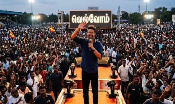 విజయ్ స్నేహితుడి సంస్థ సర్వే.. ఏ సర్వేలనూ నమ్మకండి.. టీవీకే ఖచ్చితంగా అధికారాన్ని దక్కించుకుంటుంది! 90% సర్వేలు డబ్బుతో కొన్నవే; యూట్యూబ్ ఛానెళ్లు అమ్ముడుపోయాయి.. విశ్లేషకులపై డబ్బు వర్షం కురుస్తోంది.. కానీ ప్రజలు మీ వైపే ఉన్నారు.. ఖచ్చితంగా గెలుస్తాం.. నమ్మకంతో ప్రచారం చేయండి!