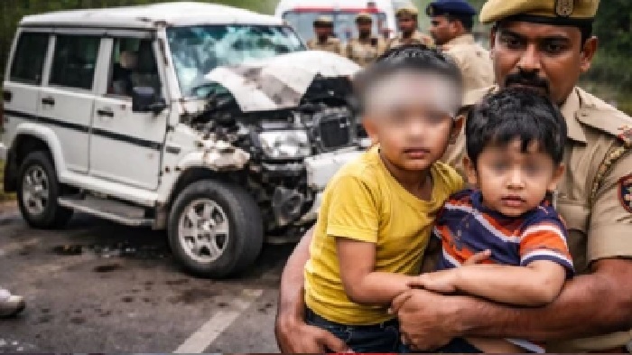 దేవుడి స్క్రిప్ట్ అంటే ఇదేనేమో! ఇద్దరు చిన్నారులను కిడ్నాప్ చేసి పారిపోతుండగా ప్రమాదం.. ముగ్గురు కిడ్నాపర్లు మృతి, క్షేమంగా బయటపడ్డ చిన్నారులు!