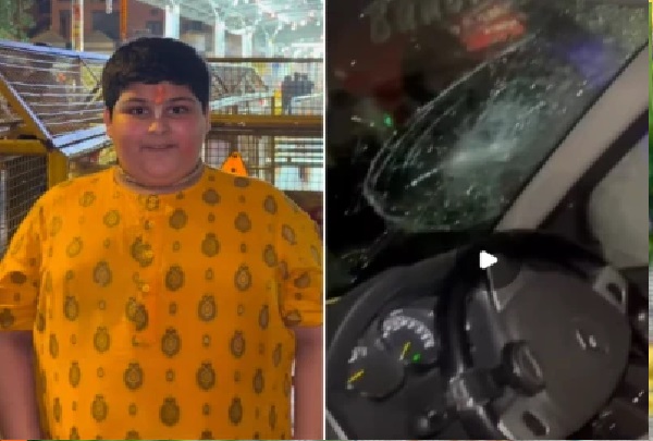 బాల ఆధ్యాత్మిక ప్రసంగీకుడు అభినవ్ అరోరా కారుపై దాడి: పోలీసుల ముందే అద్దాలు పగులగొట్టిన ఆందోళనకారులు.. భయంతో వణికిపోయిన కుటుంబం!