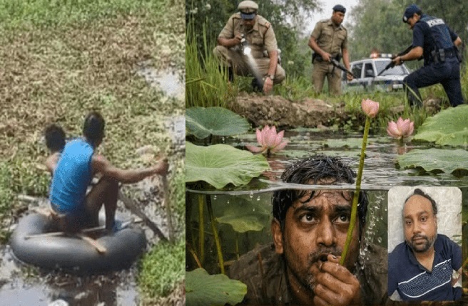 పోలీసుల కళ్లుగప్పేందుకు 5 గంటలు చెరువులోనే.. తామర తూడుతో శ్వాస తీసుకున్న ‘కిలేడీ’ దొంగ!