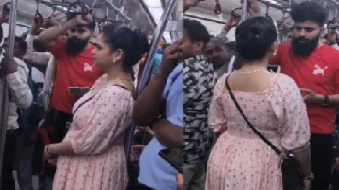 మెట్రోలో పదే పదే సైగలు చేసిన యువకుడు.. దగ్గరకు పిలిచి గట్టిగా బుద్ధి చెప్పిన యువతి! షాకైన ప్రయాణికులు