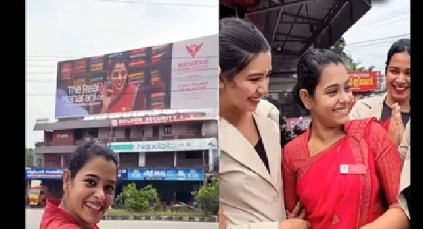 కన్న కలలు నిజమయ్యాయి.. తన షోరూమ్ సేల్స్ గర్ల్‌ను భారీ బిల్‌బోర్డ్ మోడల్‌గా మార్చిన యజమాని!