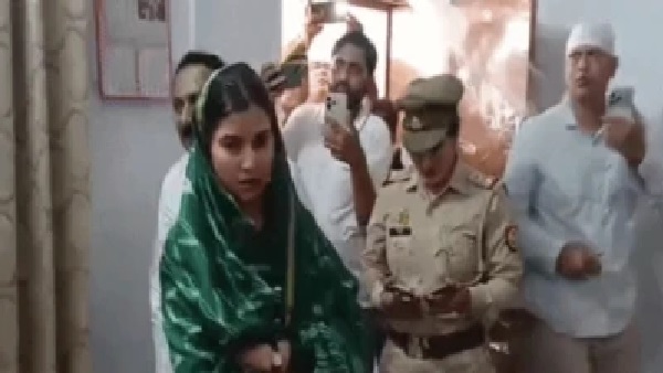 డీఐజీ ఆఫీసు వద్ద రచ్చ: పోలీసులతో వాగ్వాదం తర్వాత ఎంపీ ఇక్రా హసన్ నిర్బంధం; పోలీస్ స్టేషన్ వెలుపల ధర్నా!