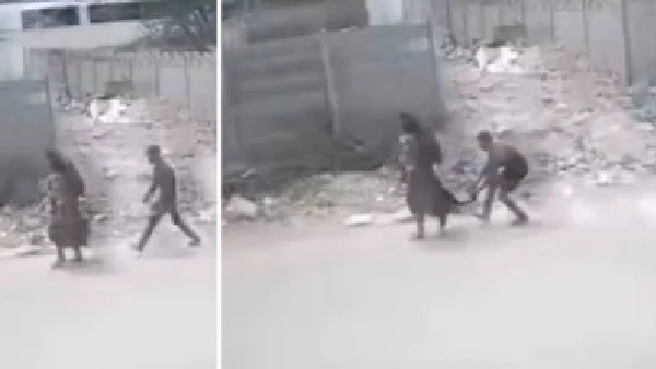 హైదరాబాద్ స్కూల్ సమీపంలో బిడ్డతో వెళ్తున్న మహిళపై ఆకతాయి వేధింపులు; సీసీటీవీ విజువల్స్‌పై వెల్లువెత్తుతున్న ఆగ్రహం!