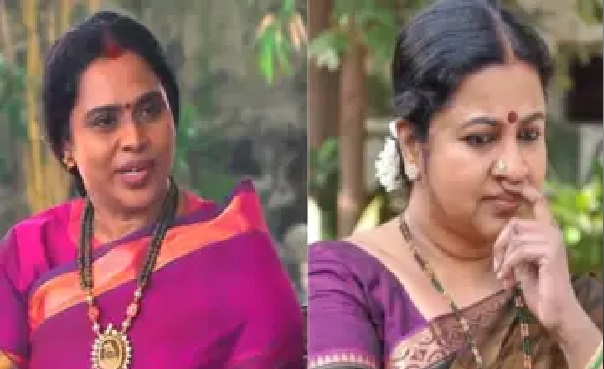రూ. 18 లక్షలు మోసం చేశారు..! నటి రాధికా శరత్కుమార్పై సంచలన ఆరోపణలు చేసిన ప్రముఖ నటి విజీ చంద్రశేఖర్!