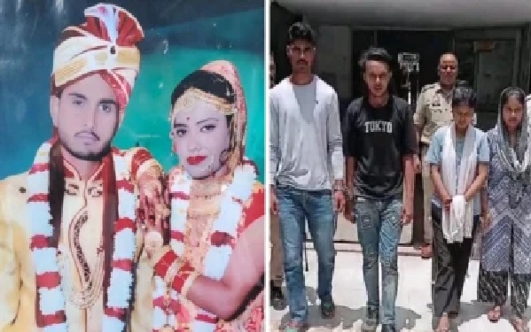 మూడు గంటల పాటు కొట్టి, విద్యుదాఘాతానికి గురిచేసి, ఆపై విషమిచ్చారు. మేనల్లుడిపై ఉన్న ప్రేమతో కళ్ళు మూసుకుపోయిన భార్య, తన భర్తను చిత్రహింసలు పెట్టి చంపేసింది.