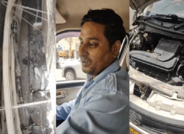 ఎండవేడికి టాక్సీ డ్రైవర్ వైరల్ ఏసీ హ్యాక్.. ‘సిమ్లా’ లాంటి చల్లదనం పొందిన ప్రయాణికులు!