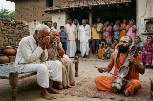 23 ఏళ్ల తర్వాత ఇంటికి తిరిగి వచ్చిన కుమారుడు: యోగి వేషంలో తండ్రి ముందు సారంగి వాయించగా, కన్నీరు మున్నీరైన కుటుంబ సభ్యులు