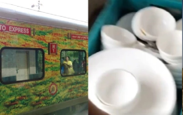 రైలు టాయిలెట్లో గిన్నెలు కడుగుతున్నారు! వీడియో చూసి మండిపడుతున్న నెటిజన్లు: IRCTCకి నోటీసులు జారీ చేసిన FSSAI!