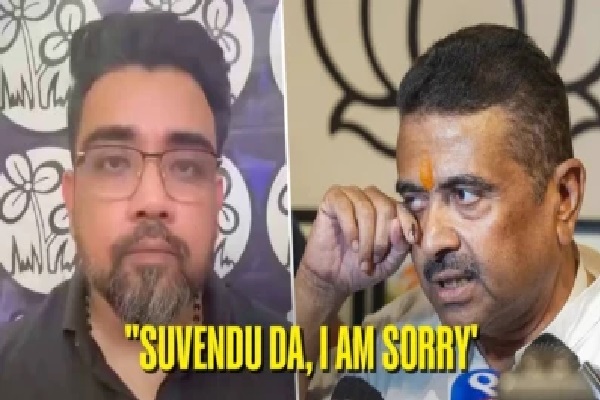 ‘నేను ఒత్తిడిలో ఉన్నాను’: గతంలో చేసిన అనుచిత వ్యాఖ్యలకు సువేందు అధికారికి క్షమాపణలు చెప్పిన టీఎంసీ ప్రతినిధి రిజు దత్తా