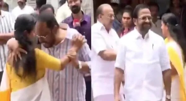 కేరళ: మహిళా ఎమ్మెల్యేను బలవంతంగా కౌగిలించుకునే ప్రయత్నం, కాంగ్రెస్ నేత చెరియన్ ఫిలిప్‌పై వెల్లువెత్తుతున్న ఆగ్రహం! – VIDEO