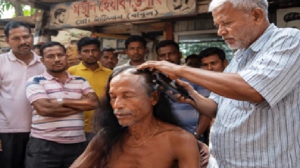 తీరిన 15 ఏళ్ల నిరీక్షణ! బెంగాల్లో టీఎంసీ ఓటమితో గుండు కొట్టించుకున్న వ్యక్తి