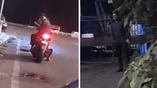 ‘నాకు చాలా భయంగా అనిపించింది’: ముంబై మెరైన్ డ్రైవ్ వద్ద తెల్లవారుజామున 3 గంటలకు ఒక వ్యక్తి వెంబడించాడని మహిళా బైకర్ ఆరోపణ; వైరల్ అవుతున్న వీడియో