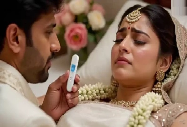 శోభనం రాత్రి పెళ్లికూతురికి కళ్ళు తిరిగాయి.. స్మార్ట్ అనుకున్న పెళ్లికొడుకు ప్రెగ్నెన్సీ కిట్ తెచ్చాడు.. కట్ చేస్తే.. అంతా రివర్స్!