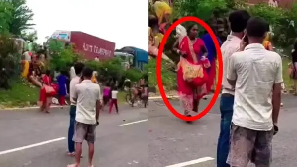రక్తపు మరకలున్న ఆ పండ్లను ఎలా తినాలనిపించింది? ప్రాణాలతో పోరాడుతున్న దంపతులు.. మామిడి పండ్ల కోసం ఎగబడ్డ జనం.. షాకింగ్ వీడియో!