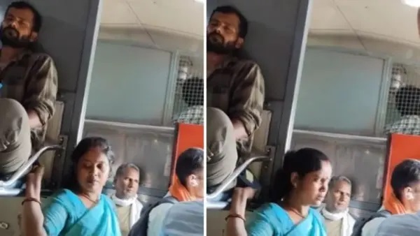 నిద్రిస్తున్న ప్రయాణికుడి జేబులోంచి ఫోన్ కొట్టేసిన మహిళ.. రైలులో జరిగిన దొంగతనం వీడియో వైరల్!