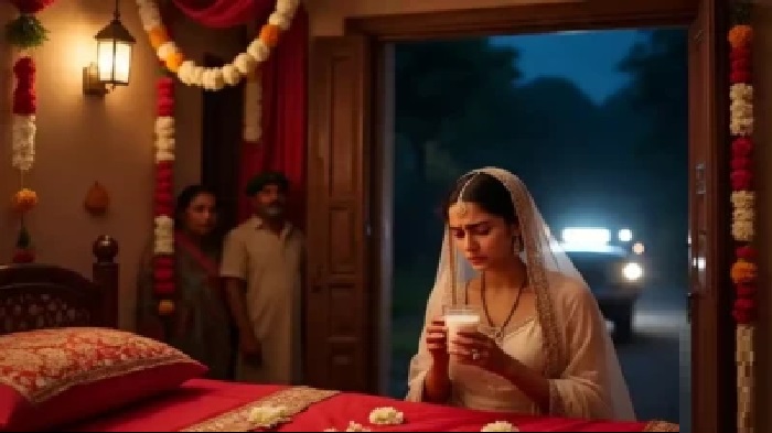 వివాహ రాత్రి మంచంపైకి వెళ్ళగానే ఒక్కసారిగా అరచిన వధువు.. కేకలు విని గది వైపు పరుగులు తీసిన అత్తమామలు!