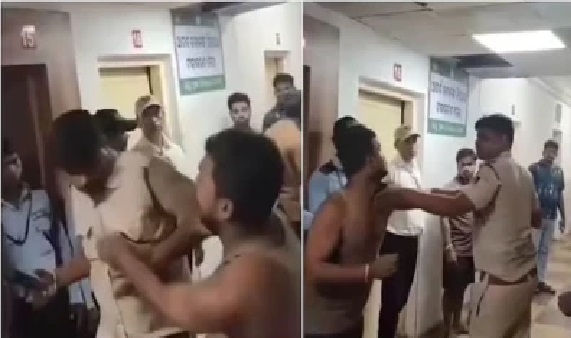 “వీలైతే మమ్మల్ని జైల్లో వేసి చూడండి!” – పోలీసులకు సవాలు విసిరిన తాగుబోతులు.. వైరల్ అవుతున్న వీడియో!!