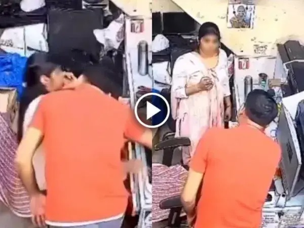 “నీ వేషాలు నా దగ్గర వద్దు!”. కంప్యూటర్ సెంటర్లో హద్దుమీరిన యువకుడు.. సింహంలా విరుచుకపడి బుద్ధి చెప్పిన యువతి.. షాకింగ్ వైరల్ వీడియో..!!